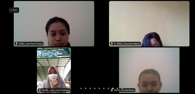 Webinar Pengembangan Soft Skill dan Alumni Mengajar STIE ABM. Foto: tangkapan layar