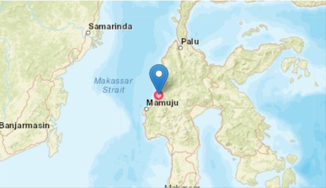 Gempa 5 magnitudo getarkan Mamuju Tengah. Foto: BMKG