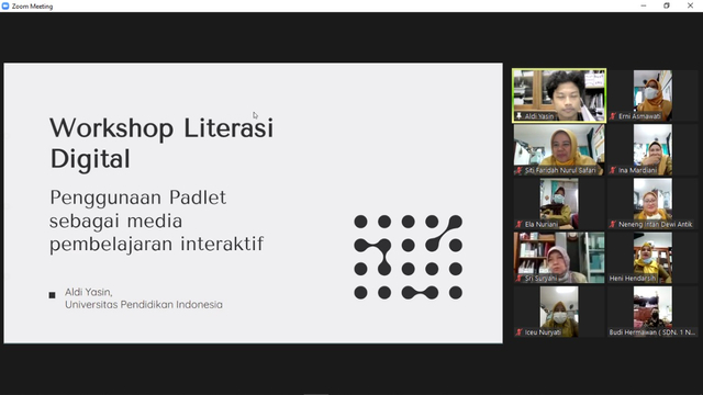 Dokumentasi Workshop Literasi Digital.