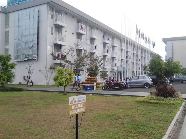 Wisma atlet Palembang pict from : koleksi pribadi