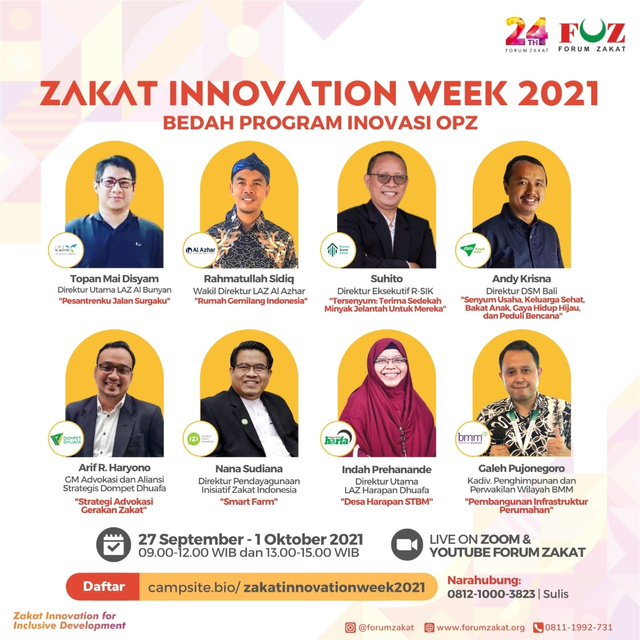 Rumah Sosial Kutub terpilih sebagai salah satu peserta Zakat Innovation Week 2021