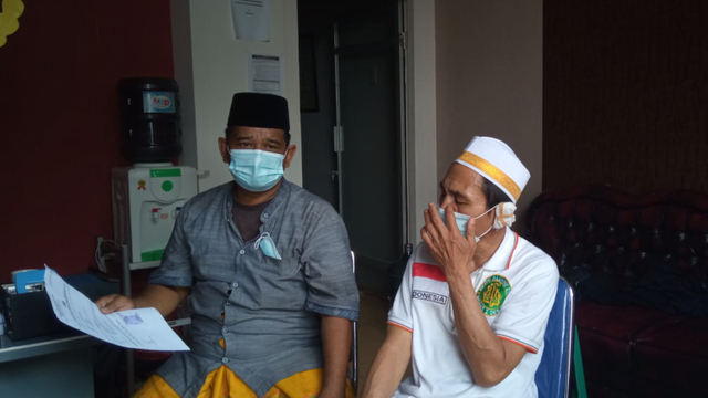 Muazin di Kota Medan saat memberikan keterangan kepada wartawan Foto: Dok. Istimewa