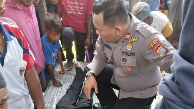 Seorang anak tewas tenggelam usai membacok ayahnya di Desa Tulo, Kecamatan Dolo, Kabupaten Sigi, Sulawesi Tengah. Foto: Istimewa