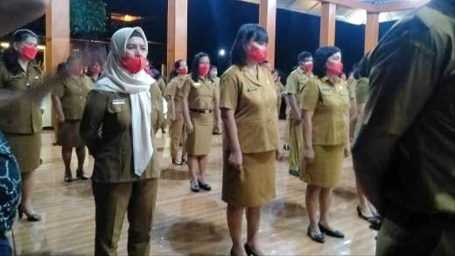 Pelantikan kepala sekolah di JG Center Minahasa Utara. Foto: Dok. Azam Alfarizi Wonggo