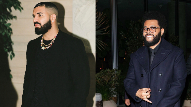 Drake dan The Weeknd dok: Instagram @champagnepapi & @theweeknd
