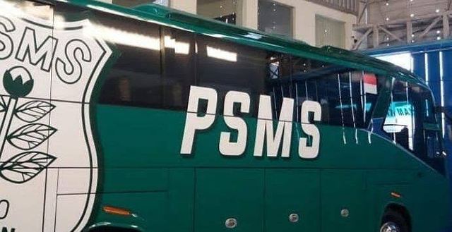 Bus klub PSMS Medan. Foto: Dok. Istimewa