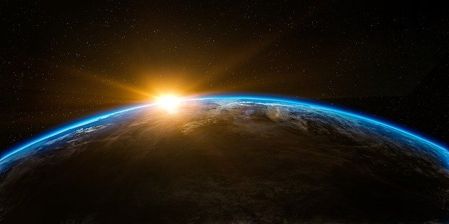 Bumi sebagai planet biru. Sumber: pixabay.com
