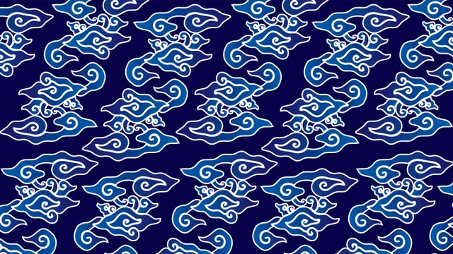 Batik motif megamendung. Foto: Shutter Stock
