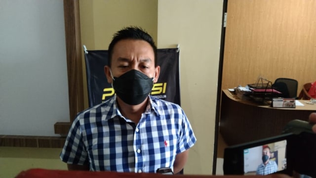 Kasat Reskrim Polresta Bandar Lampung Kompol Devi Sujana saat ditemui di Mapolresta Bandar Lampung. | Foto: Bella Sardio/Lampung Geh