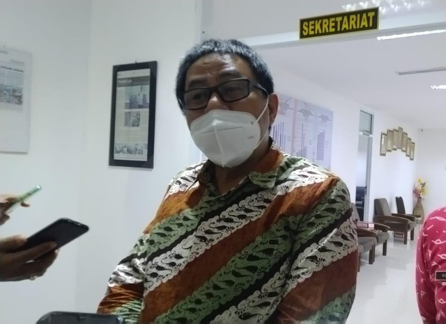 Kepala Satgas Koordinasi Supervisi Pencegahan Korupsi Wilayah II KPK, Nana Mulyana kunjungi Pemkot Bandar Lampung, Kamis (30/9) | Foto : Ist