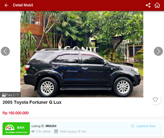 Harga Mobil Fortuner Bekas, Ini Bocorannya (282289)