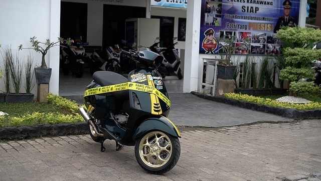 Ilustrasi modifikasi motor. Foto: Polres Karawang