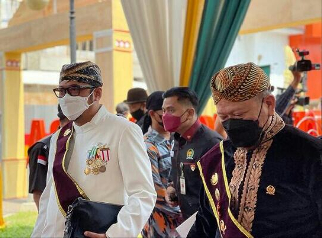 Raja-raja se-Nusantara menghadiri FAKN di Sumedang Jawa Barat.(Juan)