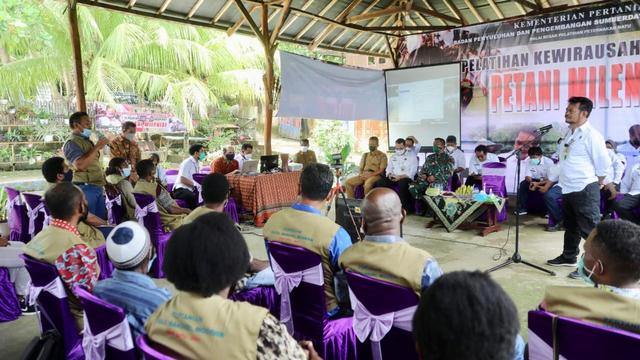 Pelatihan Wirausaha Petani Milenial, Kementan Dorong Pertanian Papua ...