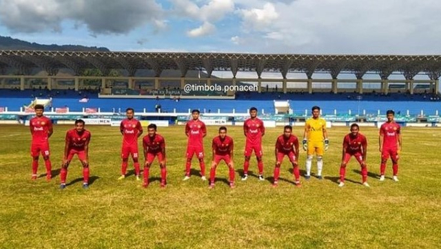 Tim sepak bola putra Aceh lolos ke babak 6 besar PON XX Papua 2021 usai mengalahkan Kalimantan Timur (Kaltim) dengan skor 3-2 pada Senin (4/10). Foto: Instagram @timbola.ponaceh