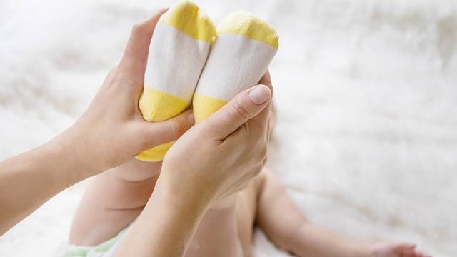 Ilustrasi kaus kaki bayi. Foto: Shutterstock