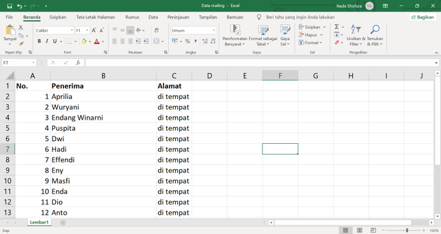 Cara Mailing Excel Ke Word, Siapkan Hal Ini Terlebih Dahulu | Kumparan.com