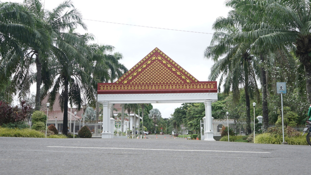 Foto: Sejumlah Kantor Pemerintahan di Sumsel Dihiasi Ornamen Tanjak (496088)
