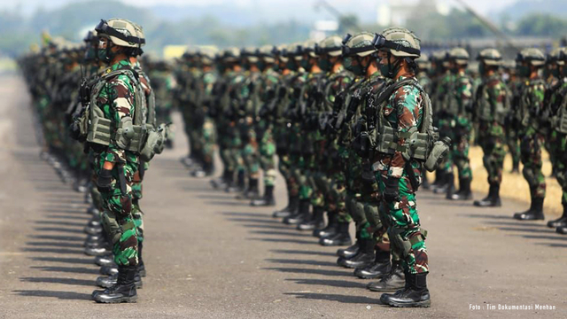 Komponen Cadangan (Komcad) TNI. Foto: Tim Dokumentasi Menhan Prabowo Subianto