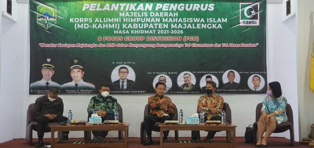 Pelantikan Korps Alumni Himpunan Mahasiswa Islam (KAHMI) Kabupaten Majalengka, Jawa Barat. Foto: Lapmi Majalengka