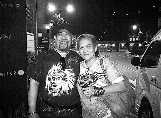 Indro Warkop dan sang istri. Instagram @indrowarkop_asli
