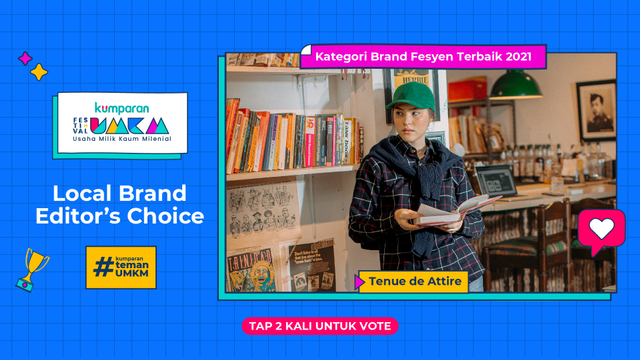 Tenue de Attire Finalis UMKM Fashion Terbaik Local brand Editor's Choice 2021 dok kumparan