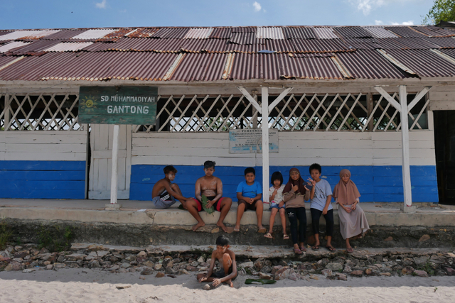 Replika SD Laskar Pelangi, Belitung. Foto: Jamal Ramadhan/kumparan
