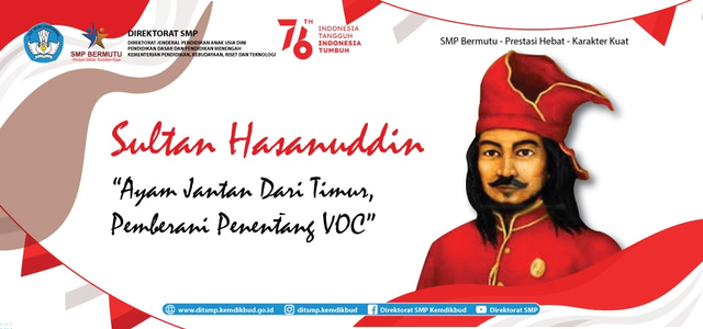 Ilustrasi Sultan Hasanuddin. Foto: Kemendikbud. 