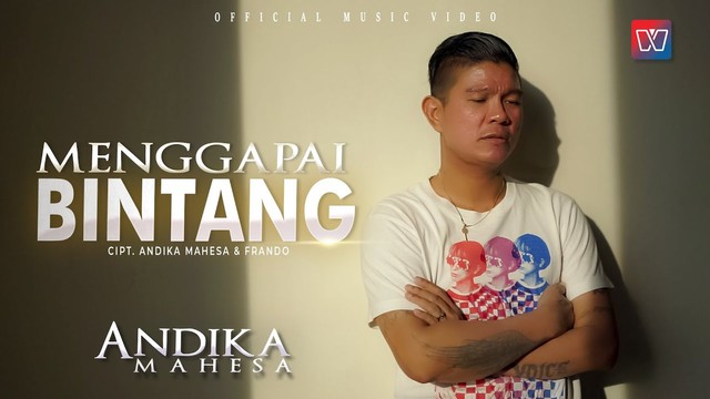 Lirik lagu Menggapai Bintang - Andika Mahesa. Foto: YouTube/WAHANA STUDIO's