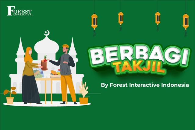 Poster kegiatan Berbagi Takjil oleh Forest Interactive Indonesia