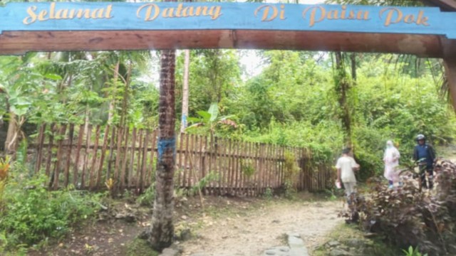 Destinasi wisata, Danau Paisupok yang terletak di Desa Luk Panenteng, Kecamatan Bulagi Utara, Kabupaten Banggai Kepulauan. Foto: Tim PaluPoso
