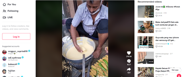 Video viral street food India @streetfoodeasy/TikTok