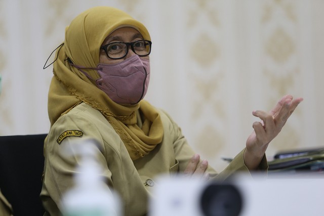 Kepala Dinas Kebudayaan, Kepemudaan dan Olah Raga serta Pariwisata (DKKORP) Surabaya Wiwiek Widayati. Foto: Dok. Basra