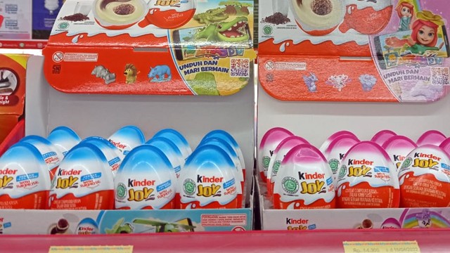 Produk Kinder Joy yang sempat ditarik di pasaran karena adanya Salmonella