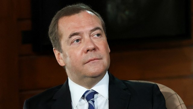 Wakil Dewan Keamanan Rusia, Dmitry Medvedev. Foto: Yulia ZYRYANOVA/SPUTNIK/AFP