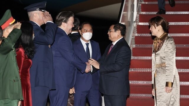 PM Vietnam Pham Minh Chinh saat tiba di Amerika Serikat. Foto: Dok. Istimewa