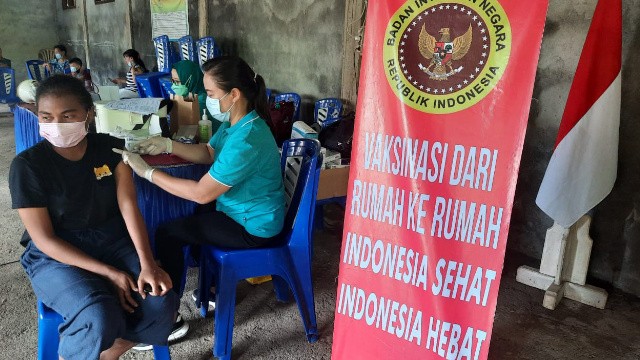 Vaksinasi BINda Sulawesi Utara bersama Dinas Kesehatan dan stakeholder terkait lainnya