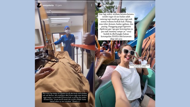 Enzy Storia Dirawat Usai Liburan ke Singapura: Kirain Ketempelan, Ternyata DBD (32093)
