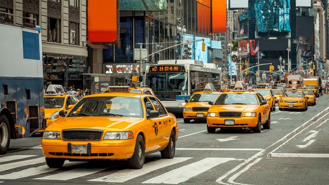 Ilustrasi Taxi di New York. Foto: Mikayel Bartikyan/Shutterstock
