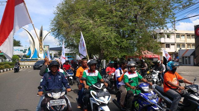 Foto: Aksi Buruh Peringati May Day di Banda Aceh (17601)