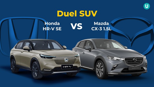 Komparasi Honda HR-V SE vs Mazda CX-3 1.5L. Foto: kumparan