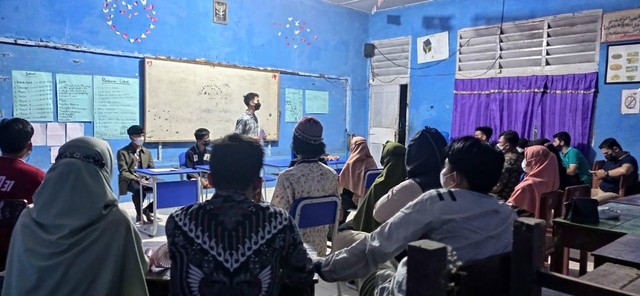 Diskusi panel kegiatan Leadership Intermediate Training Pelajar Islam Indonesia di Ogan Komering Ilir, Sumatera Selatan, 2021. Foto; Dandy Dwi Putra Handho