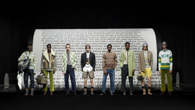 Koleksi Dior Men Fall 2022, Terinspirasi dari Penulis Bersejarah Jack Kerouac. Foto: dok. Dior