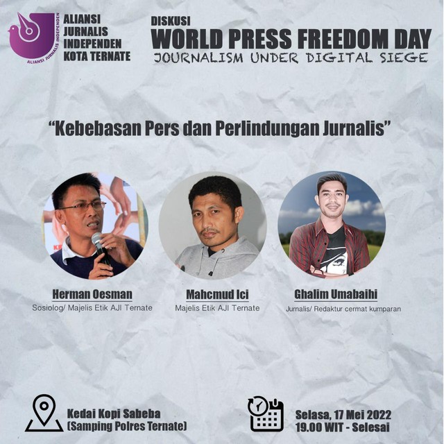 AJI Ternate Gelar Diskusi Kebebasan Pers dan Perlindungan Jurnalis (24607)