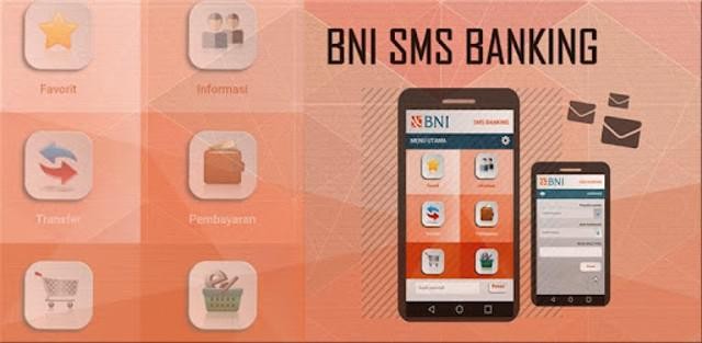 Ilustrasi SMS banking BNI. Foto: Google Play Store