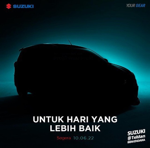 Suzuki Ertiga Smart Hybrid siap meluncur 10 Juni 2022. Foto: Instagram Suzuki Indonesia