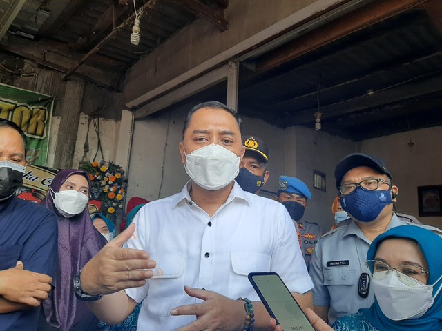 Wali Kota Surabaya Eri Cahyadi. Foto-foto : Amanah Nur Asiah/Basra