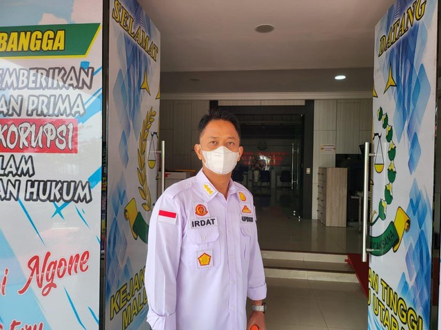 Aspidsus Kejati Maluku Utara, M. Irwan Datuiding. Foto: Samsul/cermat