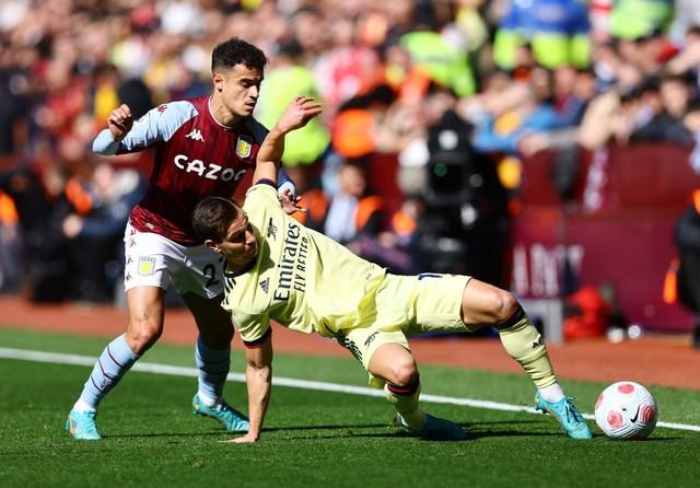 Aston Villa vs Arsenal. Foto: Jonathan Brady/REUTERS
