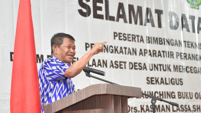  Gubernur Sulteng Rusdy Mastura saat membuka Bimtek Peningkatan Aparatur Perangkat Desa. Foto: Istimewa